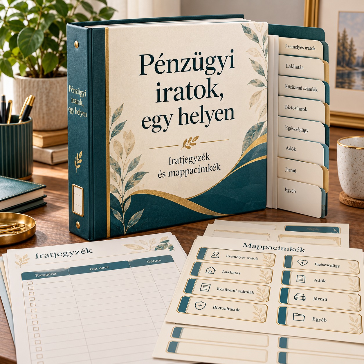 Pénzügyi iratok, egy helyen